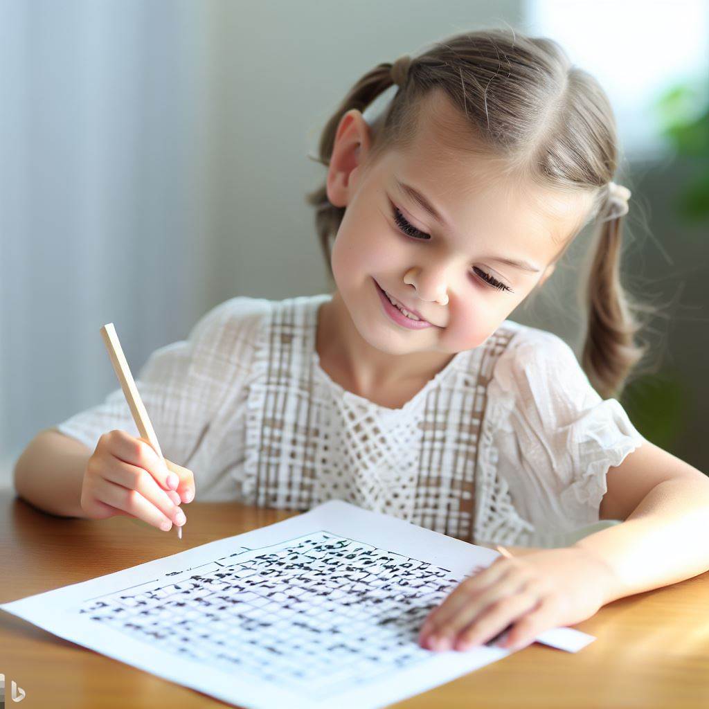 enfant mots croisés