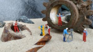 workshop, repair, miniature figures