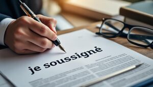 découvrez comment bien rédiger et accorder la formule « je soussigné » grâce à notre guide pratique détaillé, pour garantir la conformité et la clarté de vos documents officiels.