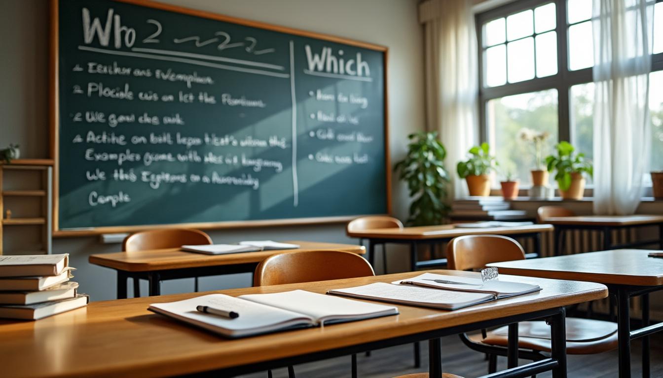 apprenez à maîtriser les pronoms relatifs essentiels : qui, que et où, avec des explications claires et des exemples pratiques pour améliorer votre français.