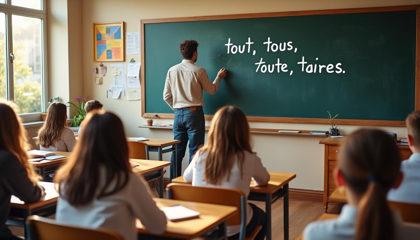 découvrez un guide complet pour maîtriser l'utilisation de tout, tous, toute, toutes et touts en français, et améliorez votre maîtrise de la langue.