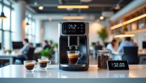 découvrez combien coûte une machine à café adaptée à votre entreprise et trouvez l'option idéale pour offrir un café de qualité à vos collaborateurs.