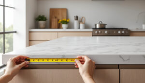 découvrez quelle marge prévoir pour le débord d'un plan de travail de cuisine afin d'assurer un équilibre parfait entre esthétique et fonctionnalité.